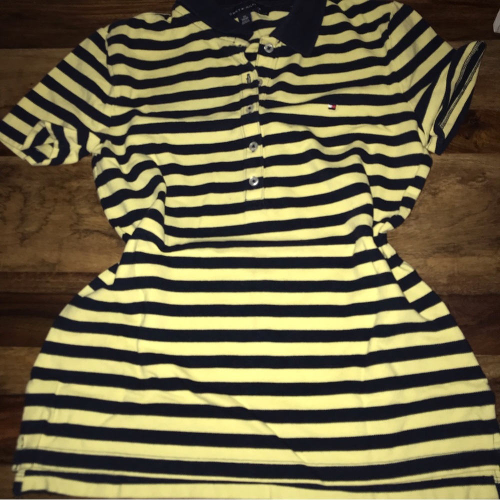 Striped Tommy Hilfiger collar shirt
